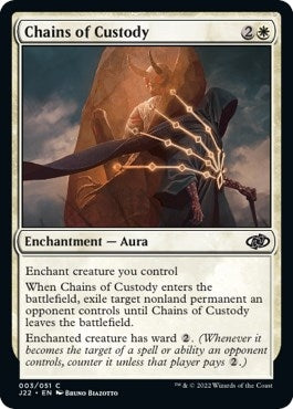 Image for Chains of Custody (Jumpstart 2022) (3) - Magic: The Gathering