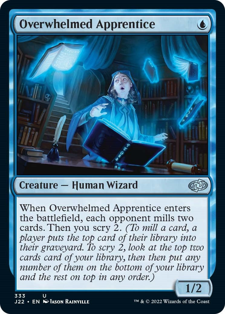 Image for Overwhelmed Apprentice (Jumpstart 2022) (333) - Magic: The Gathering