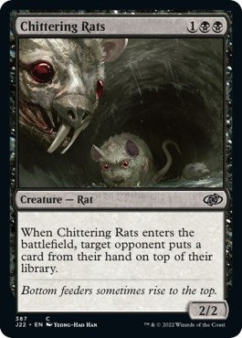 Image for Chittering Rats (Jumpstart 2022) (387) - Magic: The Gathering