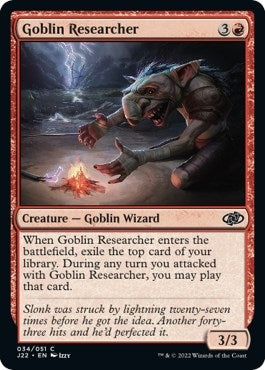 Image for Goblin Researcher (Jumpstart 2022) (34) - Magic: The Gathering