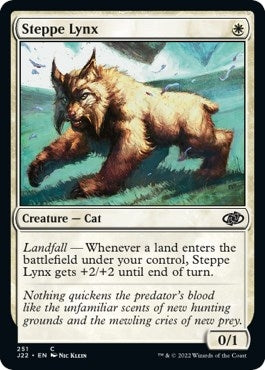 Image for Steppe Lynx (Jumpstart 2022) (251) - Magic: The Gathering