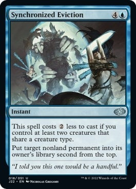 Image for Synchronized Eviction (Jumpstart 2022) (18) - Magic: The Gathering