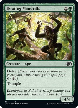 Image for Hooting Mandrills (Jumpstart 2022) (671) - Magic: The Gathering