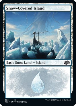 Image for Snow-Covered Island (Jumpstart 2022) (833) - Magic: The Gathering