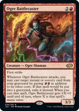 Image for Ogre Battlecaster (Jumpstart 2022) (36) - Magic: The Gathering