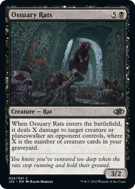Image for Ossuary Rats (Jumpstart 2022) (24) - Magic: The Gathering