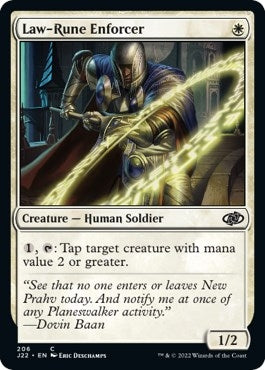 Image for Law-Rune Enforcer (Jumpstart 2022) (206) - Magic: The Gathering