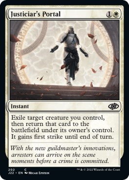 Image for Justiciar's Portal (Jumpstart 2022) (202) - Magic: The Gathering