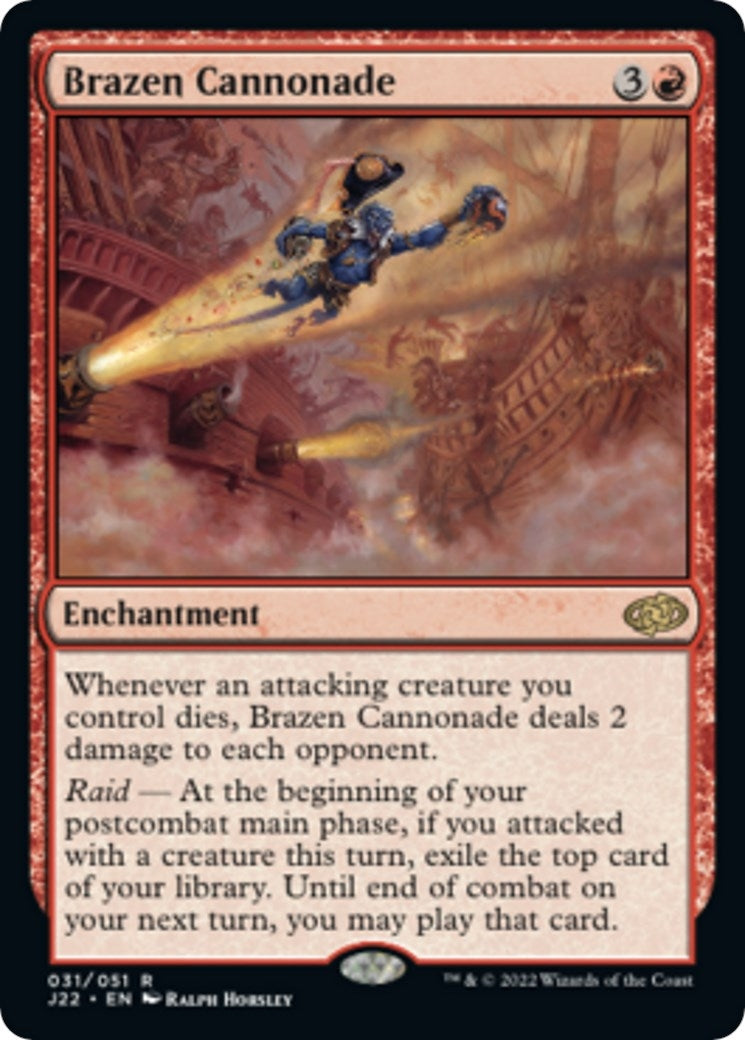 Image for Brazen Cannonade (Jumpstart 2022) (31) - Magic: The Gathering