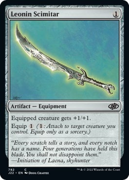 Image for Leonin Scimitar (Jumpstart 2022) (782) - Magic: The Gathering