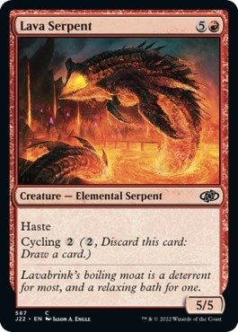 Image for Lava Serpent (Jumpstart 2022) (567) - Magic: The Gathering