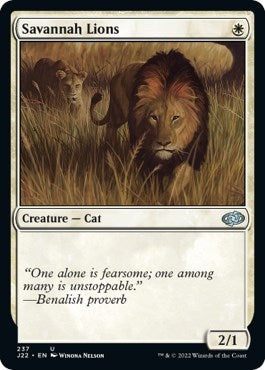 Image for Savannah Lions (Jumpstart 2022) (237) - Magic: The Gathering