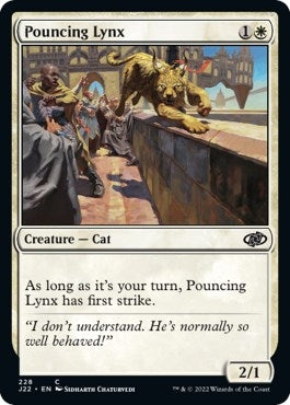 Image for Pouncing Lynx (Jumpstart 2022) (228) - Magic: The Gathering