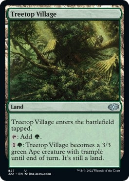 Image for Treetop Village (Jumpstart 2022) (827) - Magic: The Gathering