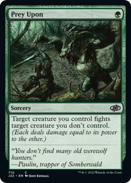 Image for Prey Upon (Jumpstart 2022) (710) - Magic: The Gathering