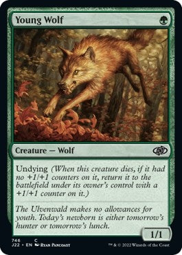 Image for Young Wolf (Jumpstart 2022) (746) - Magic: The Gathering