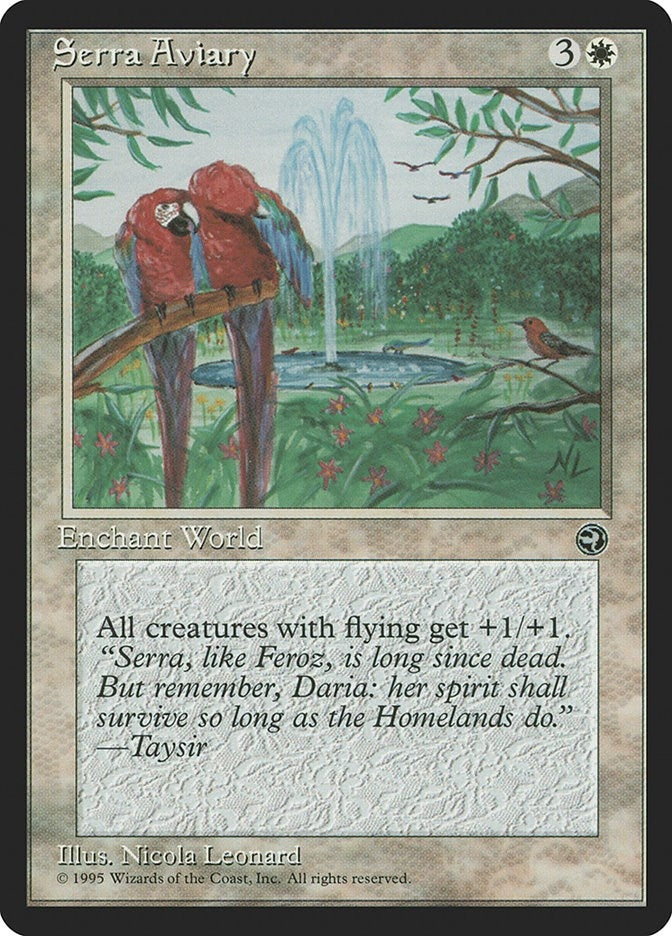 Image for Serra Aviary (Homelands) - Magic: The Gathering