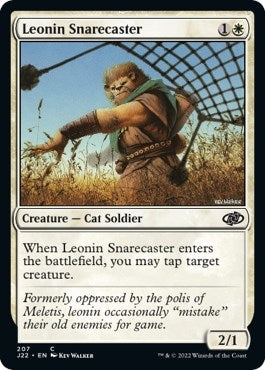 Image for Leonin Snarecaster (Jumpstart 2022) (207) - Magic: The Gathering