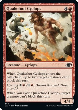Image for Quakefoot Cyclops (Jumpstart 2022) (583) - Magic: The Gathering