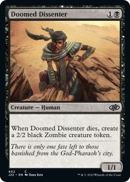 Image for Doomed Dissenter (Jumpstart 2022) (402) - Magic: The Gathering