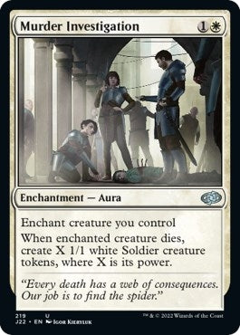Image for Murder Investigation (Jumpstart 2022) (219) - Magic: The Gathering