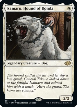 Image for Isamaru, Hound of Konda (Jumpstart 2022) (201) - Magic: The Gathering