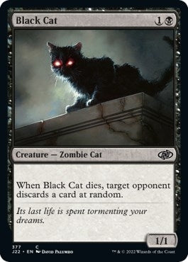 Image for Black Cat (Jumpstart 2022) (377) - Magic: The Gathering