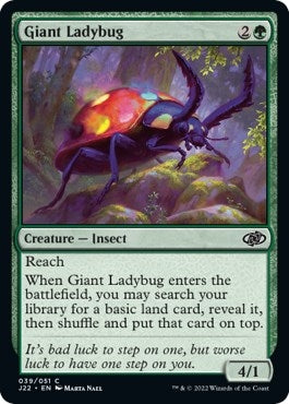 Image for Giant Ladybug (Jumpstart 2022) (39) - Magic: The Gathering