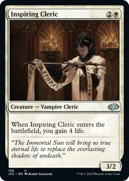 Image for Inspiring Cleric (Jumpstart 2022) (199) - Magic: The Gathering