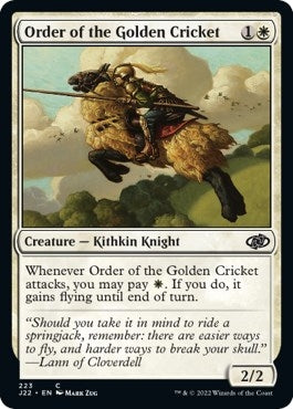 Image for Order of the Golden Cricket (Jumpstart 2022) (223) - Magic: The Gathering