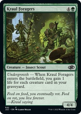 Image for Kraul Foragers (Jumpstart 2022) (682) - Magic: The Gathering