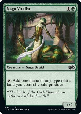 Image for Naga Vitalist (Jumpstart 2022) (693) - Magic: The Gathering