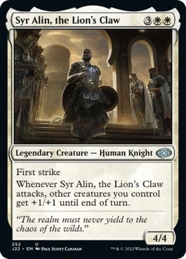 Image for Syr Alin, the Lion's Claw (Jumpstart 2022) (252) - Magic: The Gathering