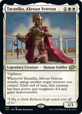 Image for Taranika, Akroan Veteran (Jumpstart 2022) (253) - Magic: The Gathering