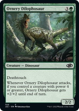 Image for Ornery Dilophosaur (Jumpstart 2022) (700) - Magic: The Gathering