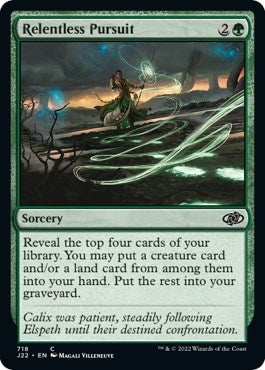 Image for Relentless Pursuit (Jumpstart 2022) (718) - Magic: The Gathering