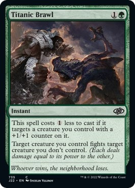 Image for Titanic Brawl (Jumpstart 2022) (735) - Magic: The Gathering