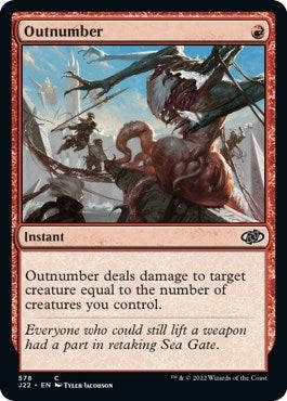 Image for Outnumber (Jumpstart 2022) (578) - Magic: The Gathering