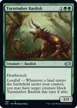 Image for Turntimber Basilisk (Jumpstart 2022) (736) - Magic: The Gathering
