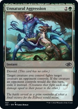 Image for Unnatural Aggression (Jumpstart 2022) (737) - Magic: The Gathering