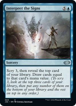 Image for Interpret the Signs (Jumpstart 2022) (309) - Magic: The Gathering