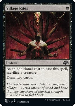 Image for Village Rites (Jumpstart 2022) (486) - Magic: The Gathering