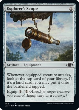 Image for Explorer's Scope (Jumpstart 2022) (766) - Magic: The Gathering
