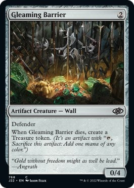 Image for Gleaming Barrier (Jumpstart 2022) (768) - Magic: The Gathering