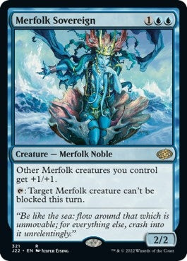 Image for Merfolk Sovereign (Jumpstart 2022) (321) - Magic: The Gathering
