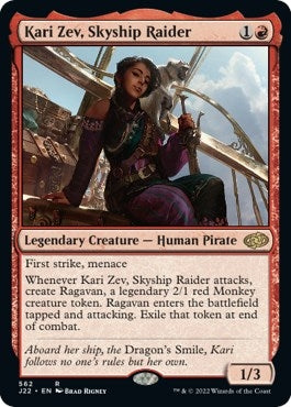 Image for Kari Zev, Skyship Raider (Jumpstart 2022) (562) - Magic: The Gathering