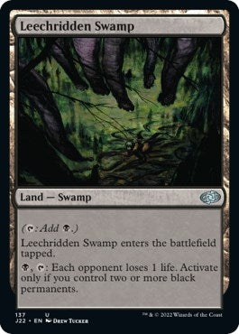 Image for Leechridden Swamp (Jumpstart 2022) (137) - Magic: The Gathering