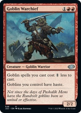 Image for Goblin Warchief (Jumpstart 2022) (548) - Magic: The Gathering