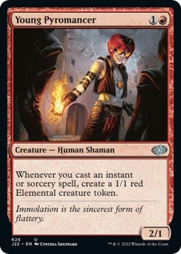 Image for Young Pyromancer (Jumpstart 2022) (626) - Magic: The Gathering