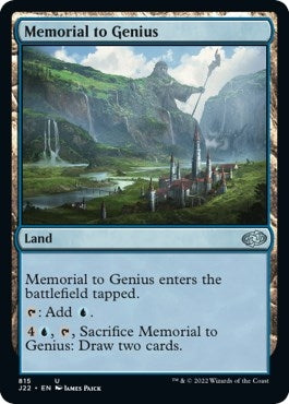 Image for Memorial to Genius (Jumpstart 2022) (815) - Magic: The Gathering